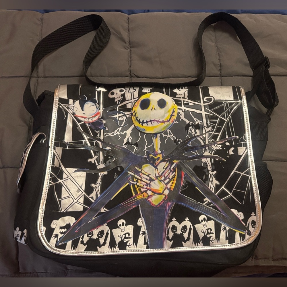 Jack Skellington messenger bag